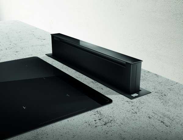 Load image into Gallery viewer, Elica 84cm Pandora Recycling Downdraft Black | PANDORABLF
