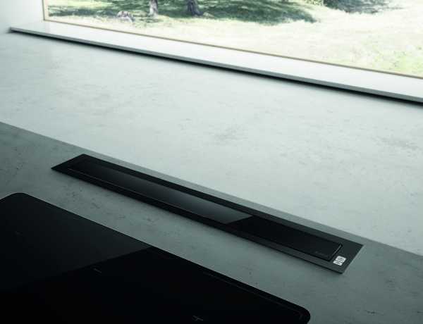 Load image into Gallery viewer, Elica 84cm Pandora Recycling Downdraft Black | PANDORABLF