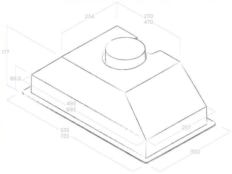 Load image into Gallery viewer, Elica 52cm Canopy Hood | Stainless Steel & White | ERACIXA60