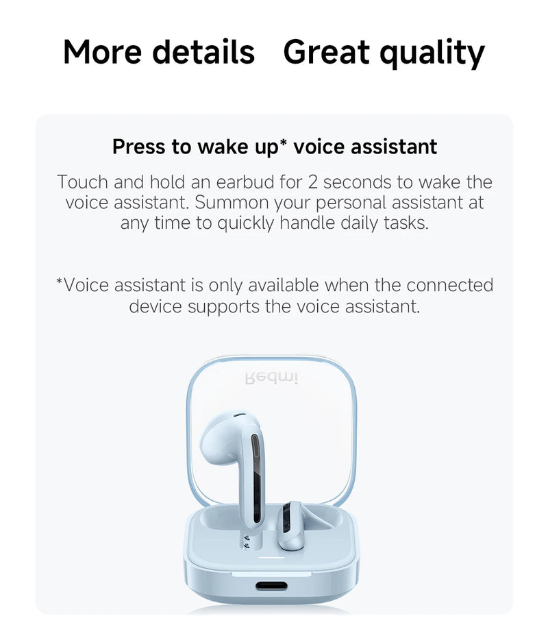 Load image into Gallery viewer, Xiaomi Redmi Buds 6 Active White | BHR8391GL