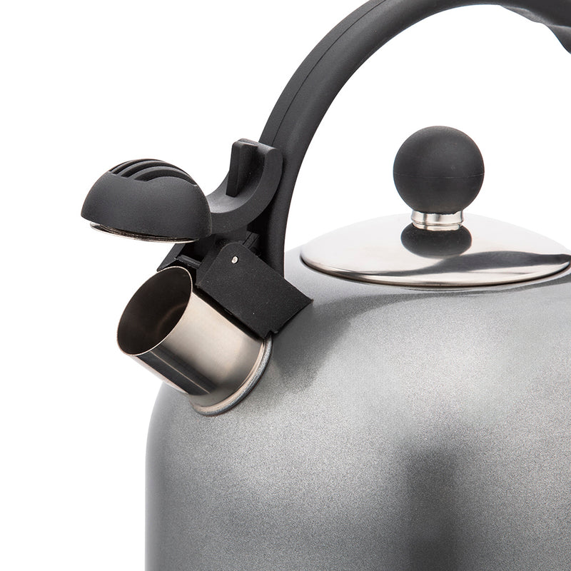 Load image into Gallery viewer, Stainless steel whistling kettle grey 2,5 L | 204001396