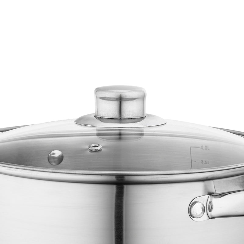 Load image into Gallery viewer, Fabio Stainless Steel Casserole 22cm | 4.7L | with Lid | 0204002426