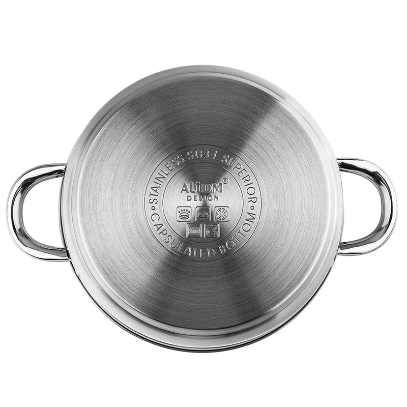 Load image into Gallery viewer, Fabio Stainless Steel Casserole 22cm | 4.7L | with Lid | 0204002426