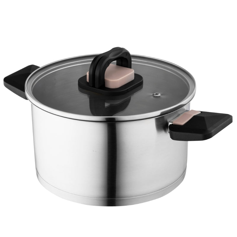 Load image into Gallery viewer, Altom Smart Stainless Steel Cookware Set Of 6 Pcs | 16/20/24 Cm | 204002676