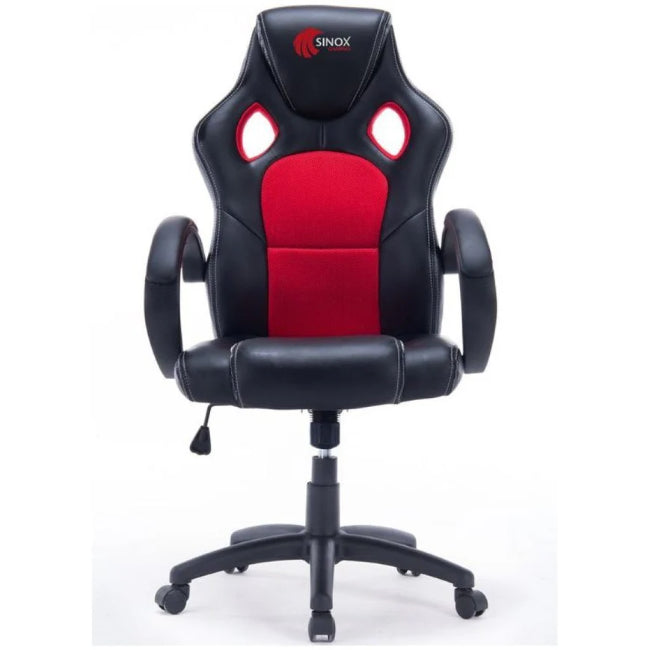 Завантажте зображення в засіб перегляду галереї, Sinox SXGC100 Gaming Chair | Black and Red | 029131