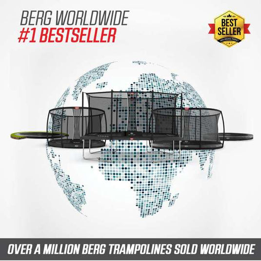 Berg Elite InGround Trampoline | 380CM/ 12FT | Grey | 37.52.03.02