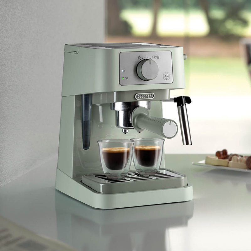Załaduj obraz do przeglądarki galerii, DeLonghi Stilosa Traditional Espresso Coffee Machine | Green | 1.1W | EC260.GR