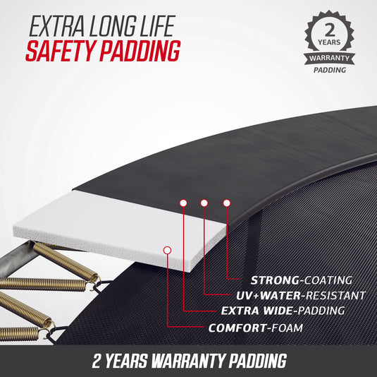 Berg Champion Flatground Trampoline | 380CM/ 12FT | Grey | 38.12.03.01