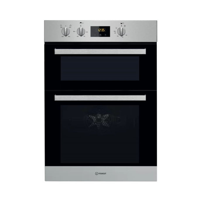 Indesit Double Oven | Stainless Steel | IDD 6340 IX