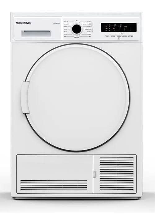 white condenser tumble dryer