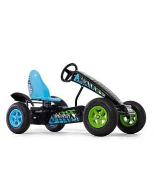 Load image into Gallery viewer, blue, green and black X-Ite go kart