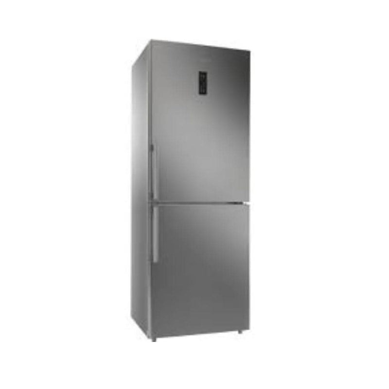 Load image into Gallery viewer, stainless steel fridge freezer side view