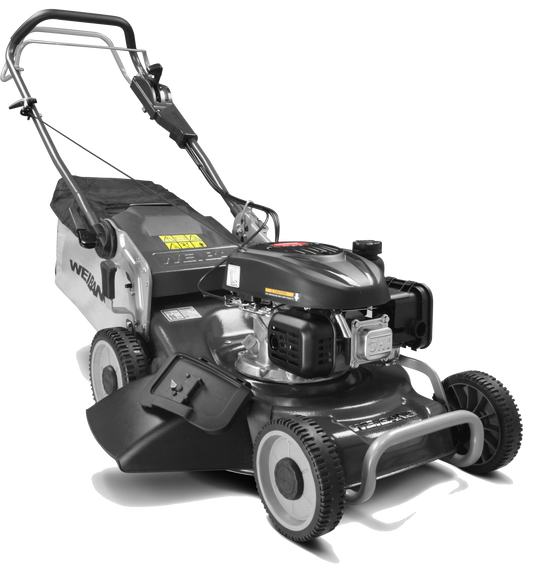 weibang mulching lawnmower in black, 140cc, 18