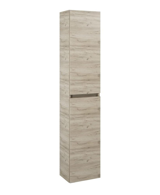 wall column in craft oak