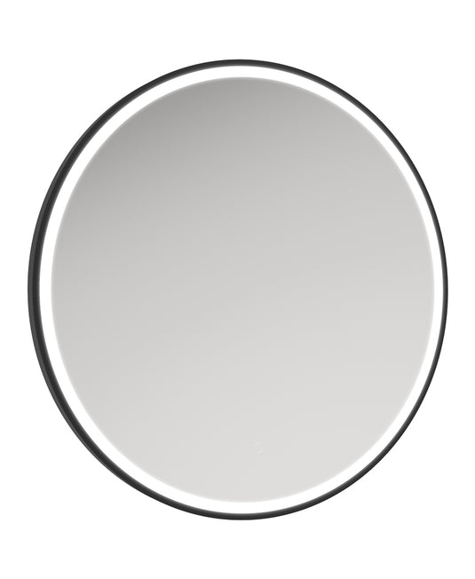 Sonas Astrid 80X80CM  Beam Illuminated Metal Frame Round Mirror | UM0025