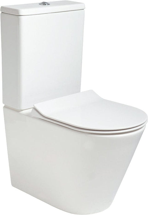 Sonas Reflections Fully Shrouded Close Coupled Rimless Wc - Delta Slim Seat | REFFS02S