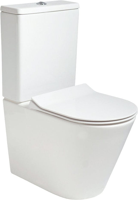 Sonas Reflections Fully Shrouded Close Coupled Rimless Wc - Delta Slim Seat | REFFS02S