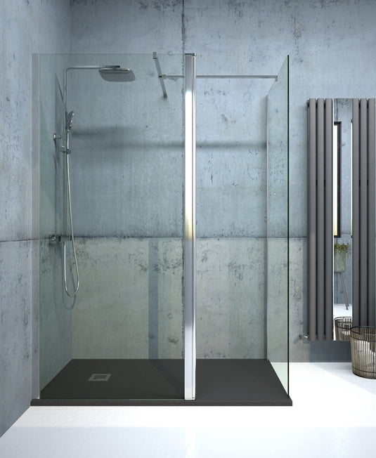 Sonas Aspect 800Mm Wetroom Panel - Chrome | AWRP0800CP