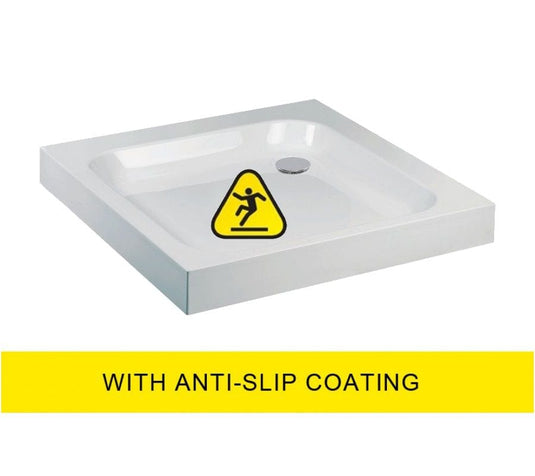 Sonas Ultracast 1000Mm Square Standard Anti Slip Shower Tray | A100AS