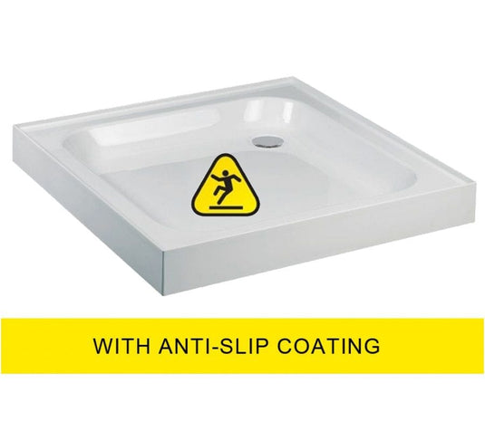 Sonas Ultracast 1000Mm Square Upstand Anti Slip Shower Tray | A104AS