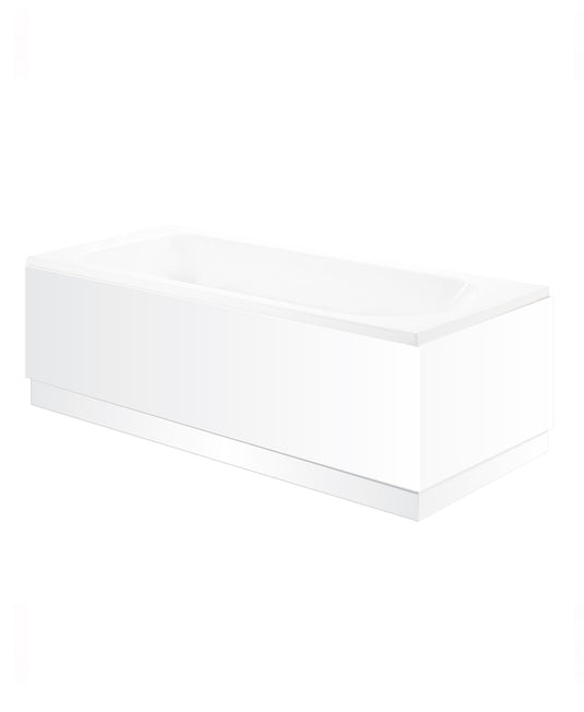 Sonas Belmont 1800mm White Wooded Front Bath Panel | ELTFP18WH
