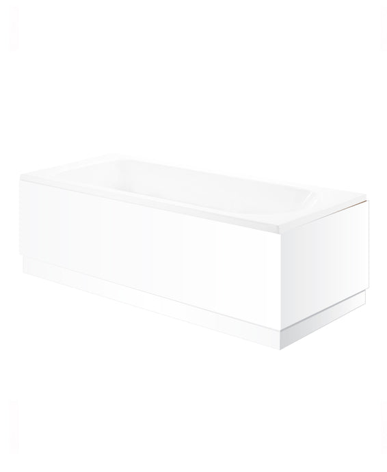 Sonas Belmont 800mm White Wooded End Bath Panel | ELTEP80WH