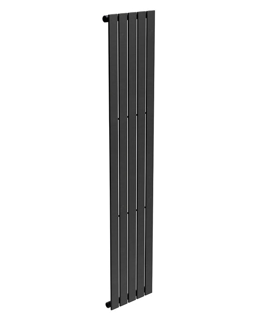 Sonas  Piatto Flat Tube Designer 180x37.6CM Black Radiator Vertical Single Panel | PSP1837BK