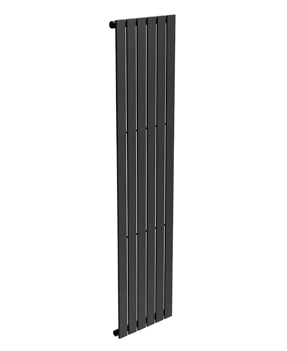Sonas Piatto Flat Tube Designer Radiator Vertical 1800 X 452 Single Panel Black | PSP1845BK