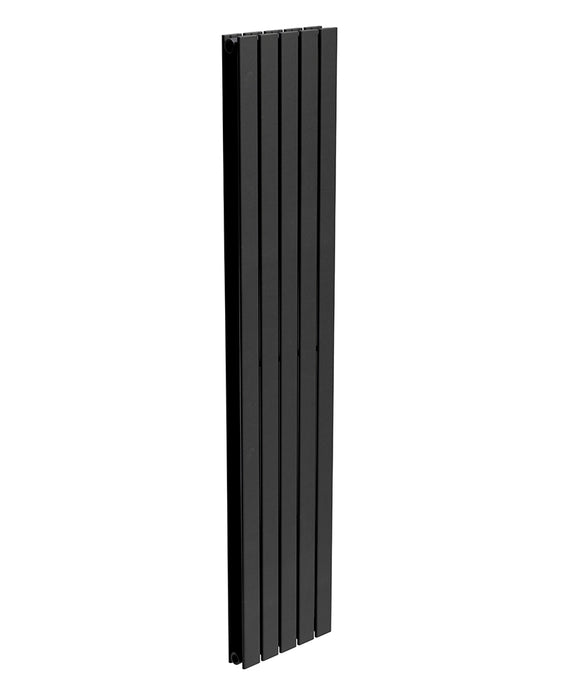 Sonas Piatto Flat Tube Designer Radiator Vertical 1800 X 380 Double Panel Black | PDP1838BK