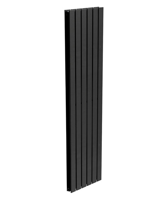 Sonas Piatto Flat Tube Designer Radiator Vertical 1800 X 456 Double Panel Black | PDP1845BK