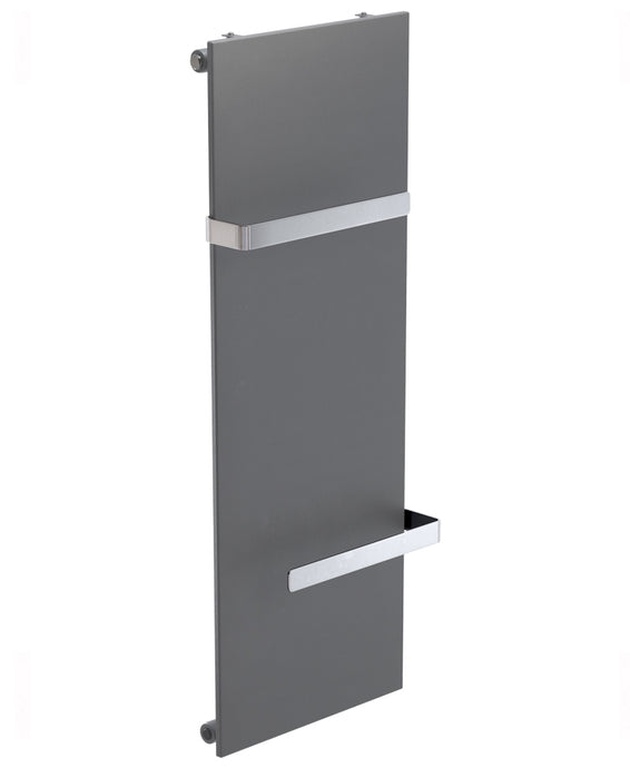 Sonas Synergy Vertical Radiator Complete With Chrome Brackets 1220 X 452 Anthracite | SY1245AT