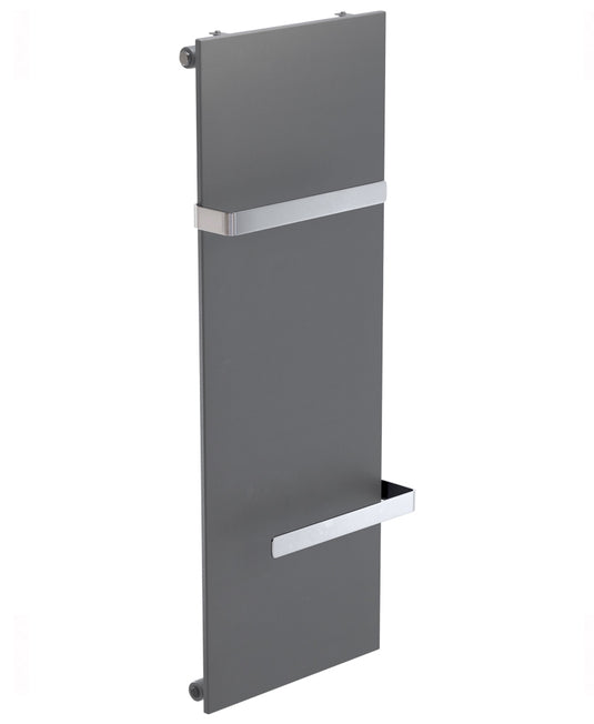 Sonas Synergy Vertical Radiator Complete With Chrome Brackets 1220 X 452 Anthracite | SY1245AT