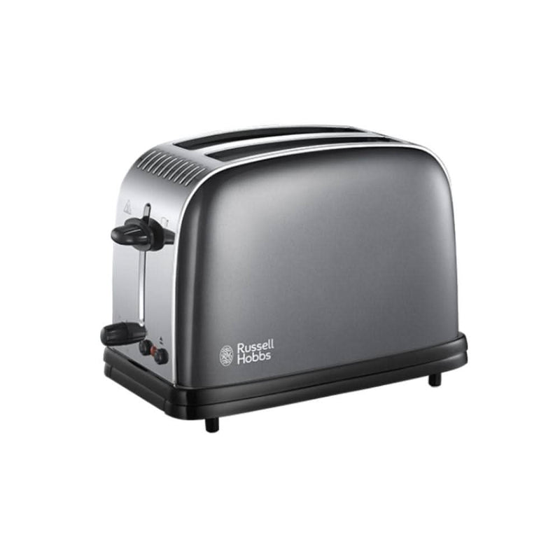 Завантажте зображення в засіб перегляду галереї, russell hobbs colours plus 2 slice toaster in grey