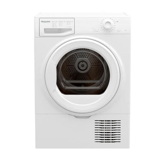 white condenser dryer