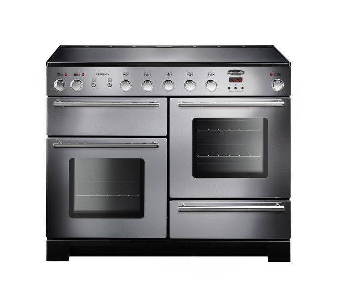 Rangemaster Infusion 110 | Induction | Stainless Steel |Chrome Trim |  INF110EISS/