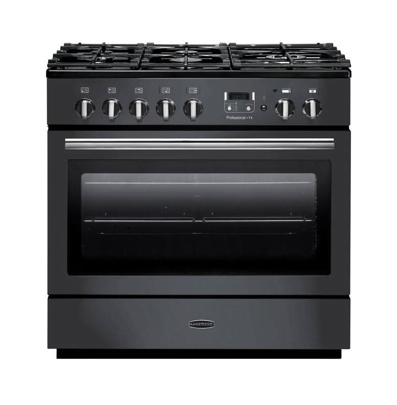 Załaduj obraz do przeglądarki galerii, Rangemaster Professional Plus FXP 90 | Dual Fuel | Slate | Chrome Trim | PROP90FXPDFFSL/C