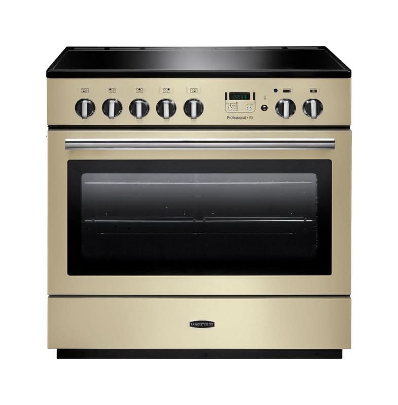 Завантажте зображення в засіб перегляду галереї, Rangemaster Professional Plus FX 90 | Induction | Cream | Chrome Trim | PROP90FXEICR/C