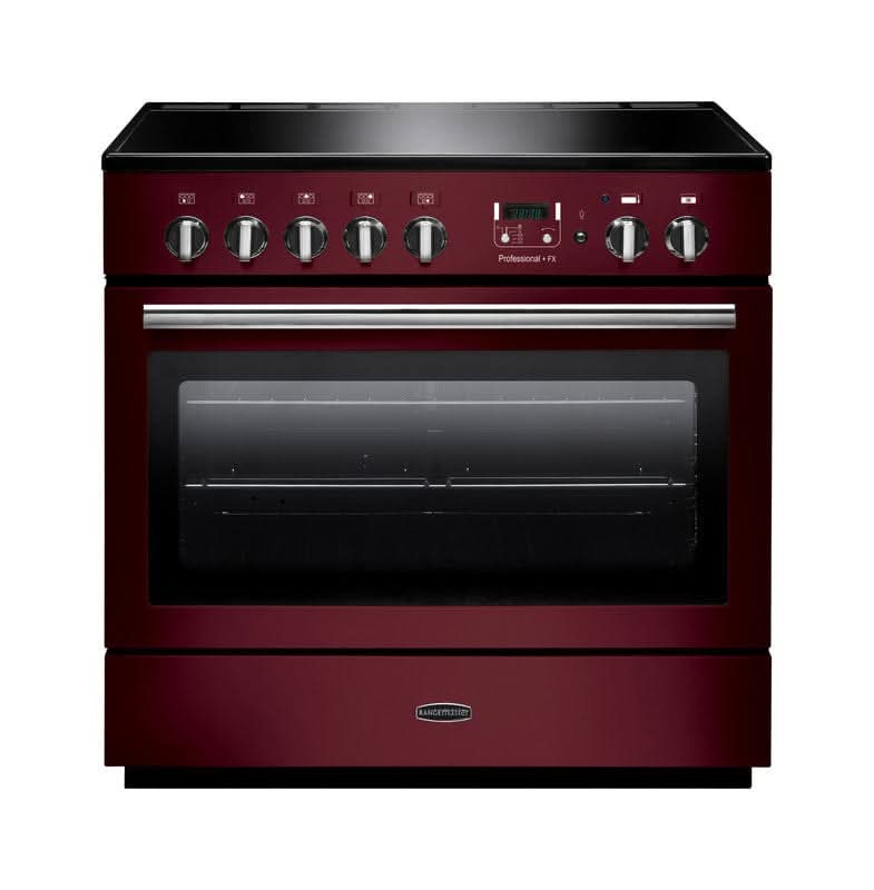 Завантажте зображення в засіб перегляду галереї, Rangemaster Professional Plus FX 90 | Induction | Cranberry | Chrome Trim | PROP90FXEICY/C