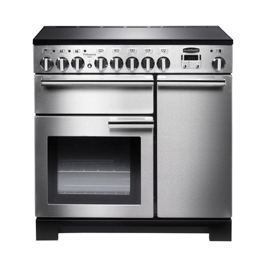 Rangemaster Professional Deluxe 90 | Induction | Stainless Steel | Chrome Trim | PDL90EISS/C