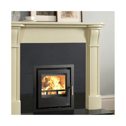 henley lagos 600 wood burning in black, 6.5kw