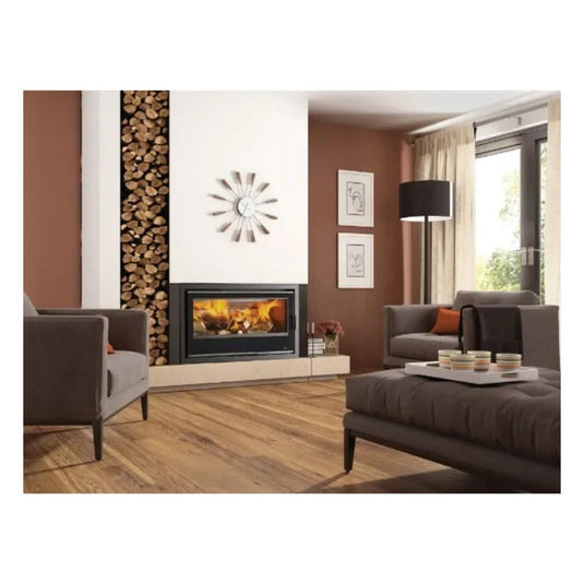 henley portimao 900, wood burning, in black, 9kw