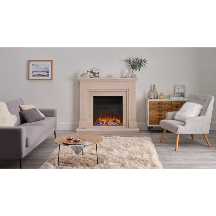 Henley Forest 650 Electric Fire | Deluxe Log Set | FCB0050
