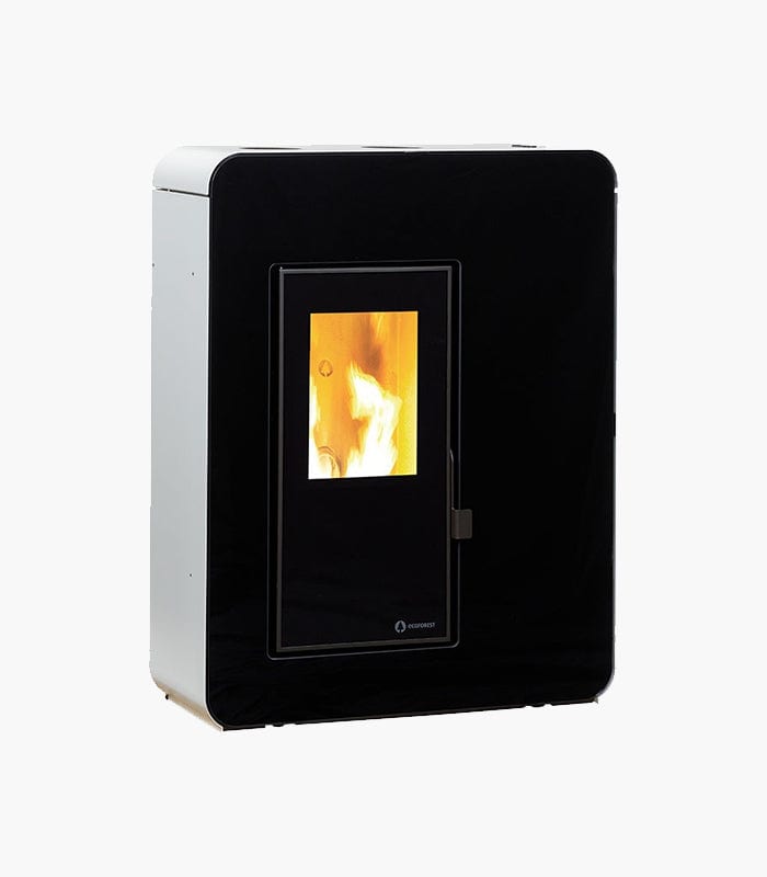Load image into Gallery viewer, Ecoforest  Ibiza 11 Ductable Slim Wood Pellet Stove | White | 11KW | IBI11DW
