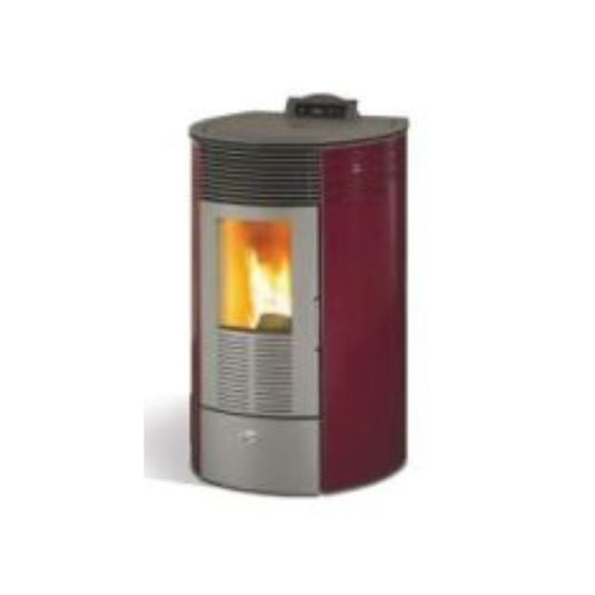Kalor 98 Redonda 10D Ductable Wood Pellet Stove | Red | 10KW | 98RED-10DR