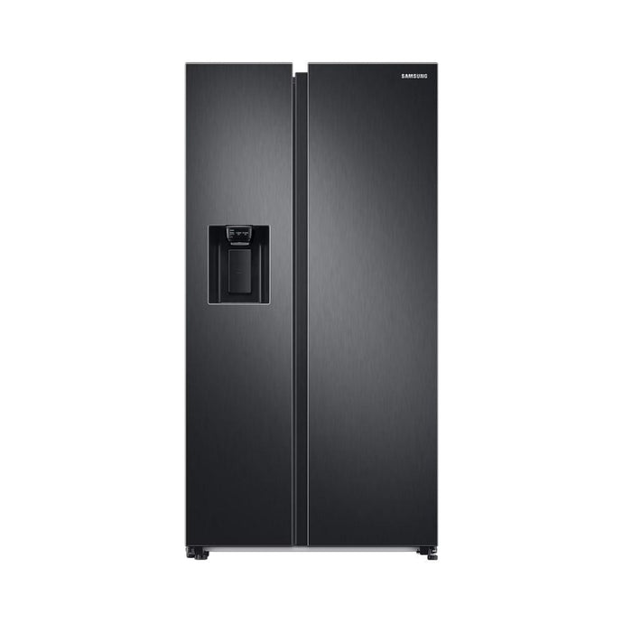Samsung American Fridge Freezer | Black Stainless Steel with Recessed Handle | 177cmx91cm  |Plumbed Water&Ice | RS68A884CB1/EU