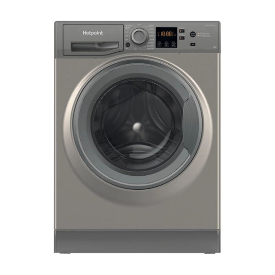 Hotpoint Washing Machine | 8KG | 1400 Spin | Graphite | NSWM 845C GG UK N