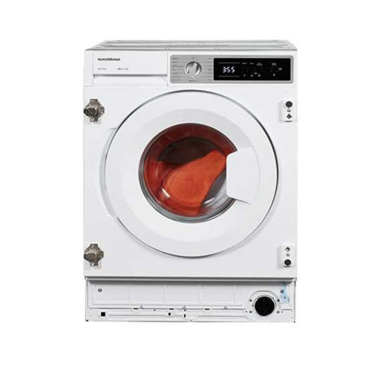 integrated white washing machine
