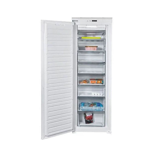 white integrated freezer