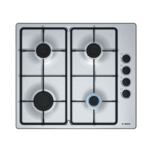 Bosch Series 2 Gas Hob | 60CM | Brushed Steel |PBP6B5K60