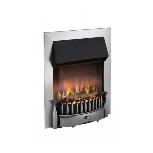 dimplex braemar chrome insert electric stove